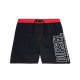 Diesel Swim Shorts With Outline Logo-Black