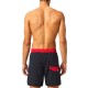Diesel Swim Shorts With Outline Logo-Black