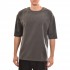 Twin Black Boxy Fit Oversized T-Shirt-Anthracite
