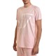 Twin Black T-Shirt Monogramma-Pink