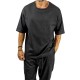 Twin Black T-Shirt Denim Effect-Black