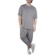 Twin Black T-Shirt Oversized Rib-Grey Twin Black T-Shirt Oversized Rib-Grey