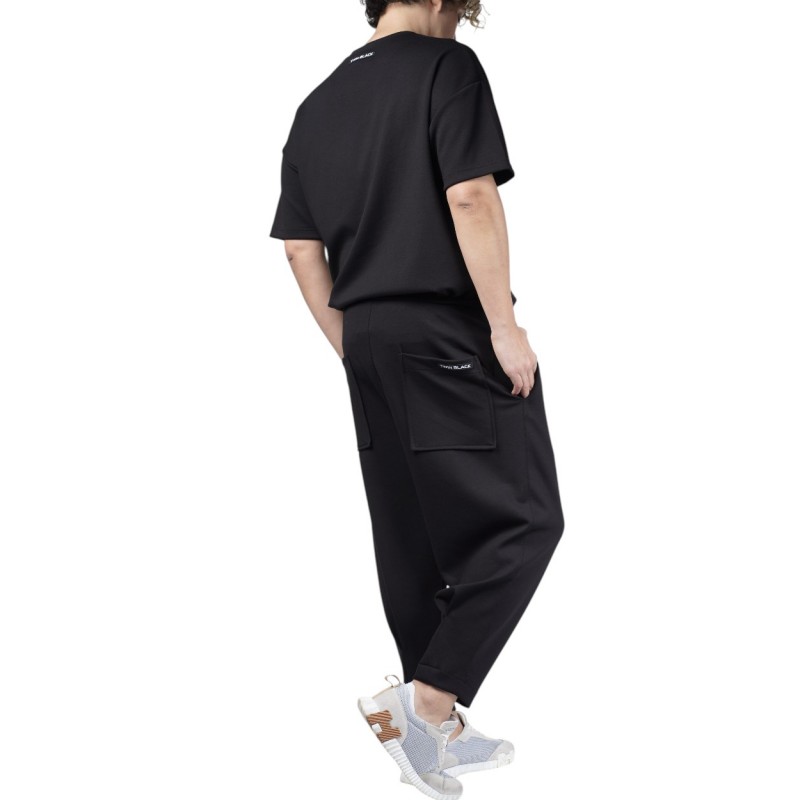 Twin Black T-Shirt Oversized-Black Twin Black T-Shirt Oversized-Black