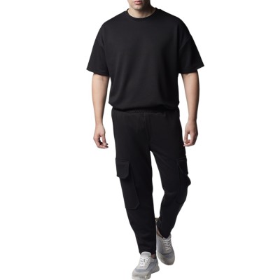Twin Black T-Shirt Oversized-Black