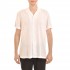 Twin Black Short Sleeved Button Up Shirt-White