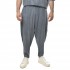 Twin Black Trousers Relaxed Fit Linen Denim-Blue