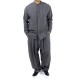 Twin Black Trousers Loose Fit Denim-Dark Grey