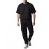Twin Black Trousers Elastic Waist With Pockets-Black