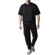 Twin Black Trousers Elastic Waist With Pockets-Black Twin Black Trousers Elastic Waist With Pockets-Black