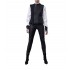 Lotus Eaters Gilet With Rib Texture Contrast-Black