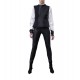 Lotus Eaters Leggings With Rib Textured Contrast-Black Lotus Eaters Leggings With Rib Textured Contrast-Black
