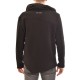 Twin Black High Collar Wrap Closure Cardigan-Black