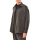 Twin Black Overshirt With Flap Pockets-Anthracite Twin Black Overshirt With Flap Pockets-Anthracite