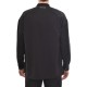 Twin Black High Collar Modern Fit Overshirt-Black