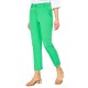 Forel Capri Elastic Trousers With Small Tears-Green
