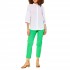 Forel Capri Elastic Trousers With Small Tears-Green