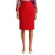 Forel Pencil Tweed Skirt With Slit-Fireman's Red