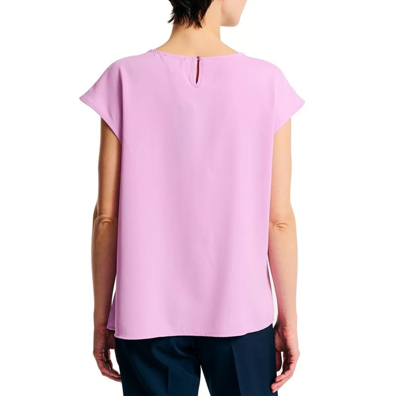Forel Rhinestone Neckline Detailed Blouse-Lilac Forel Rhinestone Neckline Detailed Blouse-Lilac