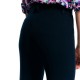 Forel Cigarette Crepe Trousers-Dark Blue