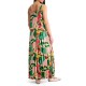 Forel Colorwaved Pleated Dress-Multicolor Forel Colorwaved Pleated Dress-Multicolor