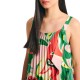 Forel Colorwaved Pleated Dress-Multicolor Forel Colorwaved Pleated Dress-Multicolor
