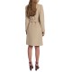 Forel Coat With Standing Collar-Vanilia Forel Coat With Standing Collar-Vanilia