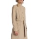 Forel Coat With Standing Collar-Vanilia Forel Coat With Standing Collar-Vanilia