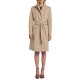 Forel Coat With Standing Collar-Vanilia Forel Coat With Standing Collar-Vanilia