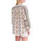 Forel Blouse Case Study Embroidery-Cappuccino