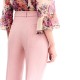 Forel Trousert With Belt-Pink