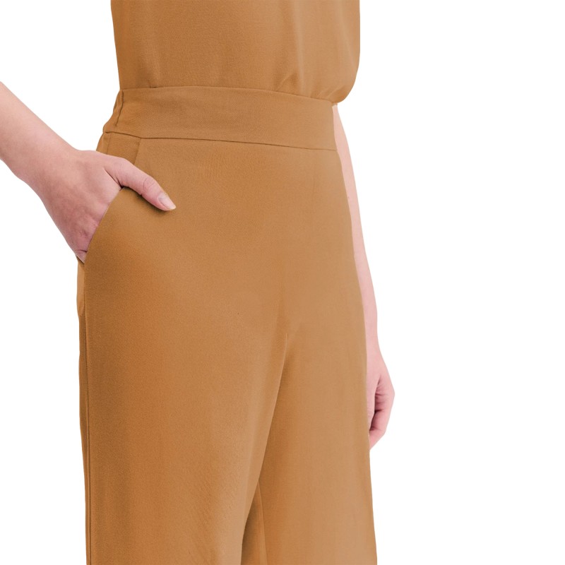 Forel Trousers Wide Leg-Gold