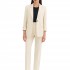 Forel Blazer With Gold Button-Ecru