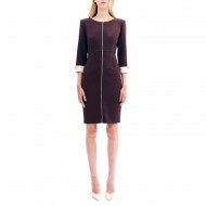 Forel Dress Midi-Brown