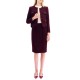 Forel Jacket With Sequins-Bordeaux