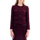 Forel Jacket With Sequins-Bordeaux