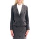 Forel Blazer Jacket With Embroidery Sparcle Flower-Grey Forel Blazer Jacket With Embroidery Sparcle Flower-Grey