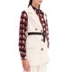 Forel Vest Corduroy With Belt-Vanilla Forel Vest Corduroy With Belt-Vanilla