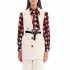Forel Vest Corduroy With Belt-Vanilla