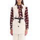 Forel Vest Corduroy With Belt-Vanilla Forel Vest Corduroy With Belt-Vanilla
