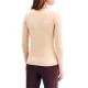 Forel Sweater Knitted Neckline-Beige Forel Sweater Knitted Neckline-Beige