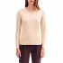 Forel Sweater Knitted Neckline-Beige