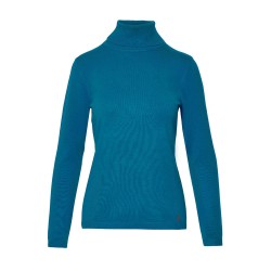 Forel Sweater Knitted Turtleneck-Sky Blue