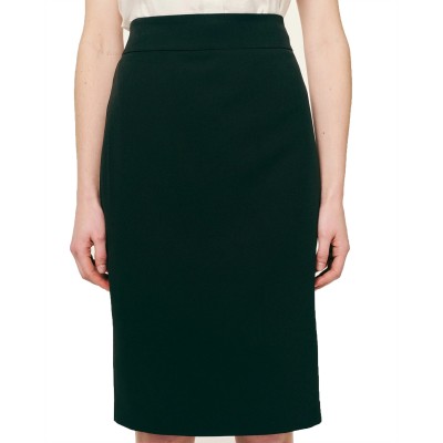 Forel Skirt Pencil-Black