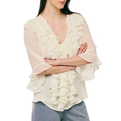 Forel Blouse-Vanilla