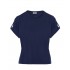Forel T-Shirt Fine Rib With Charm-Blue