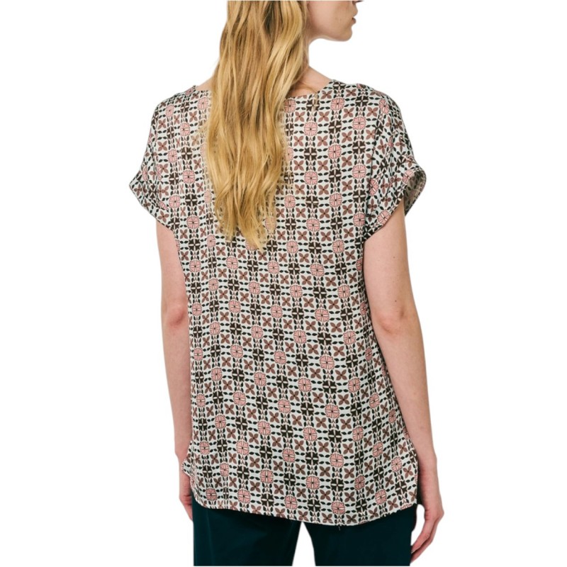 Forel Blouse V Neck With Print-Ciel Forel Blouse V Neck With Print-Ciel