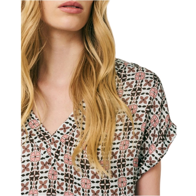 Forel Blouse V Neck With Print-Ciel Forel Blouse V Neck With Print-Ciel