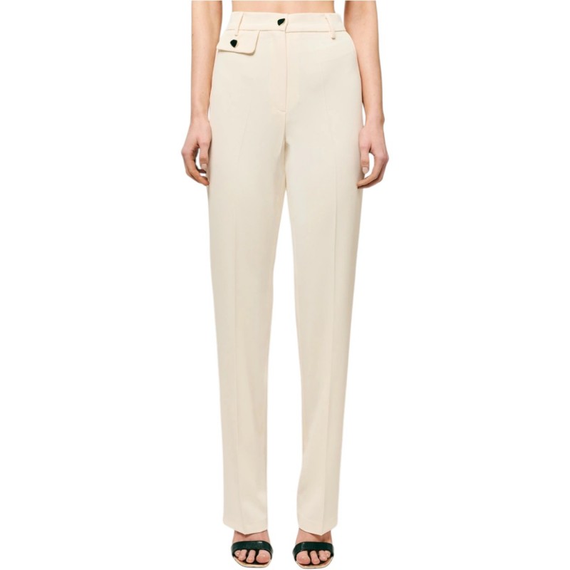 Forel Trousers Tailored-Ecru Forel Trousers Tailored-Ecru