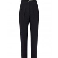 Forel Trousers With Elastic Waist-Black
