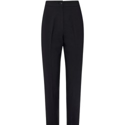 Forel Trousers With Elastic Waist-Black